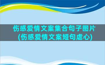 伤感爱情文案集合句子图片(伤感爱情文案短句虐心)